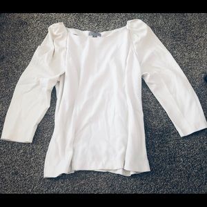 3/4 Sleeve Beige Blouse